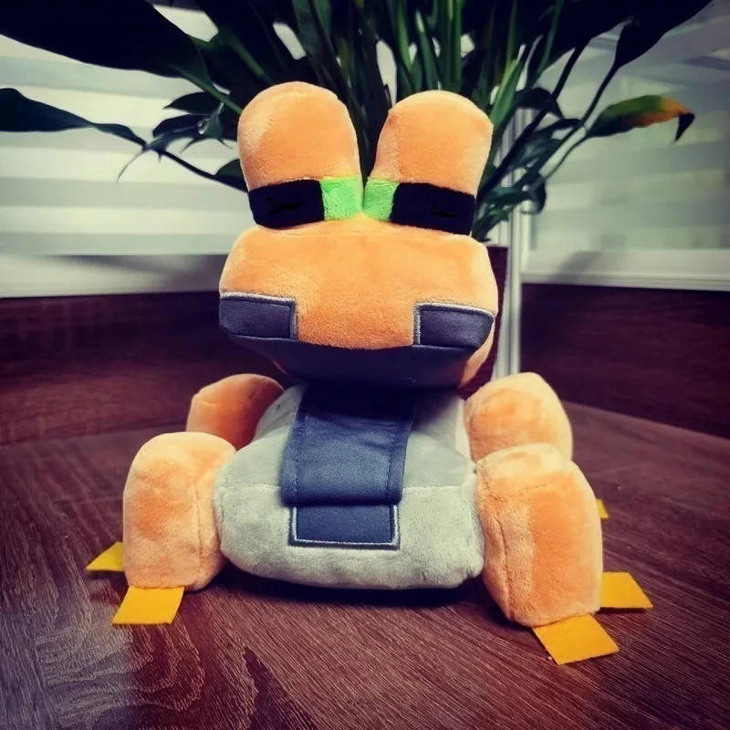 

New 18cm Kawaii Orange Frog Toad Plush Dolls Soft Anime Plushie Animals Toys for Children Kids Christmas Gift Boys