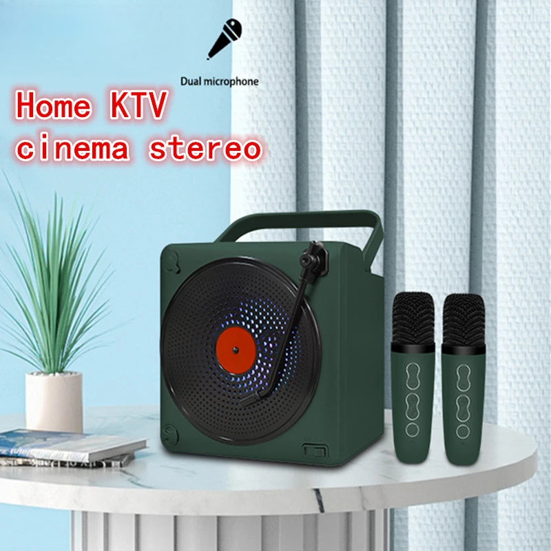 Семейный KTV-аудионабор SD507 двойной микрофон караоке-машина портативная