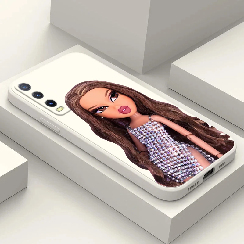 Чехол для телефона для Vivo Y35 Y30 Y50 V20 E V21 V21E V20 V20SE V23E V25 PRO 4G 5G Doll brразы 1