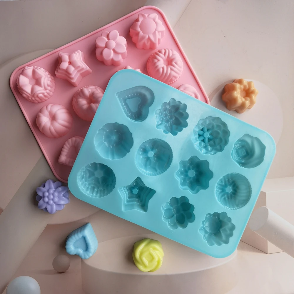 1 шт. маленькая силиконовая форма для кексов 20 х16 см |