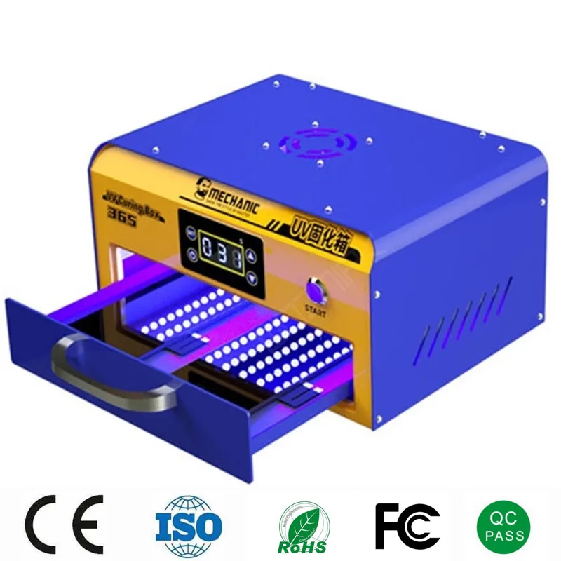 

MECHANIC 365 UV Curved cover OCA bond 1000W LED Cold Light For iphone Repair Glue OCA Bond Curved Surface Screen