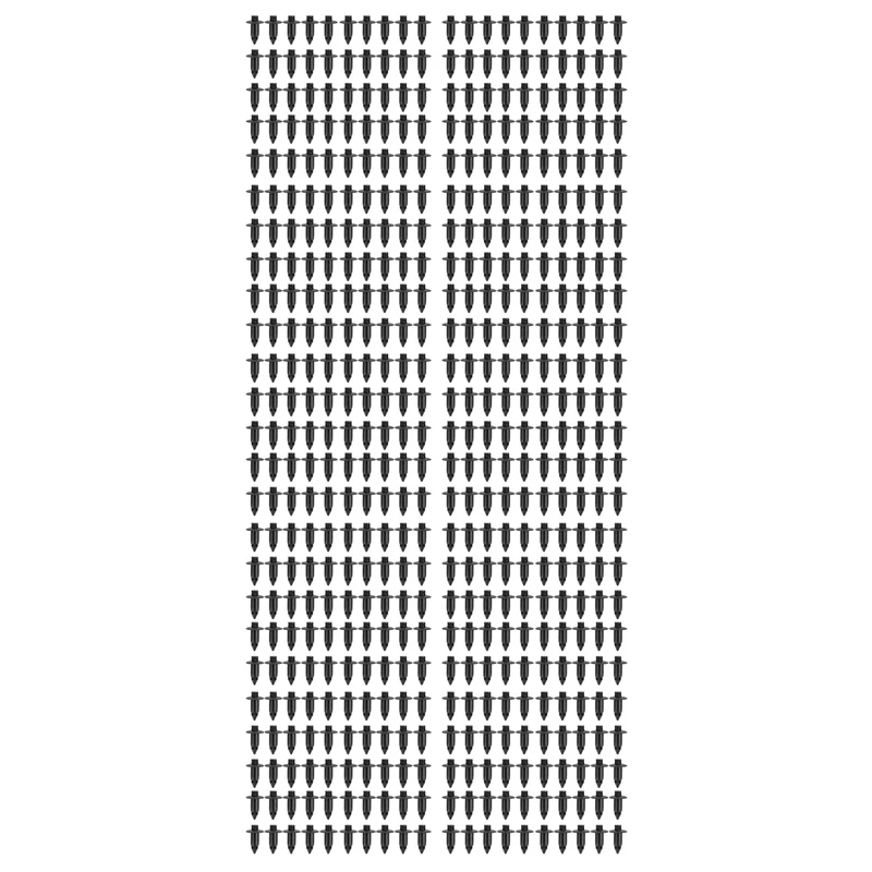 

500X Plastic Rivet Bike Fairing Trim Panel Fastener Clips 6Mm For Honda Yamaha Black