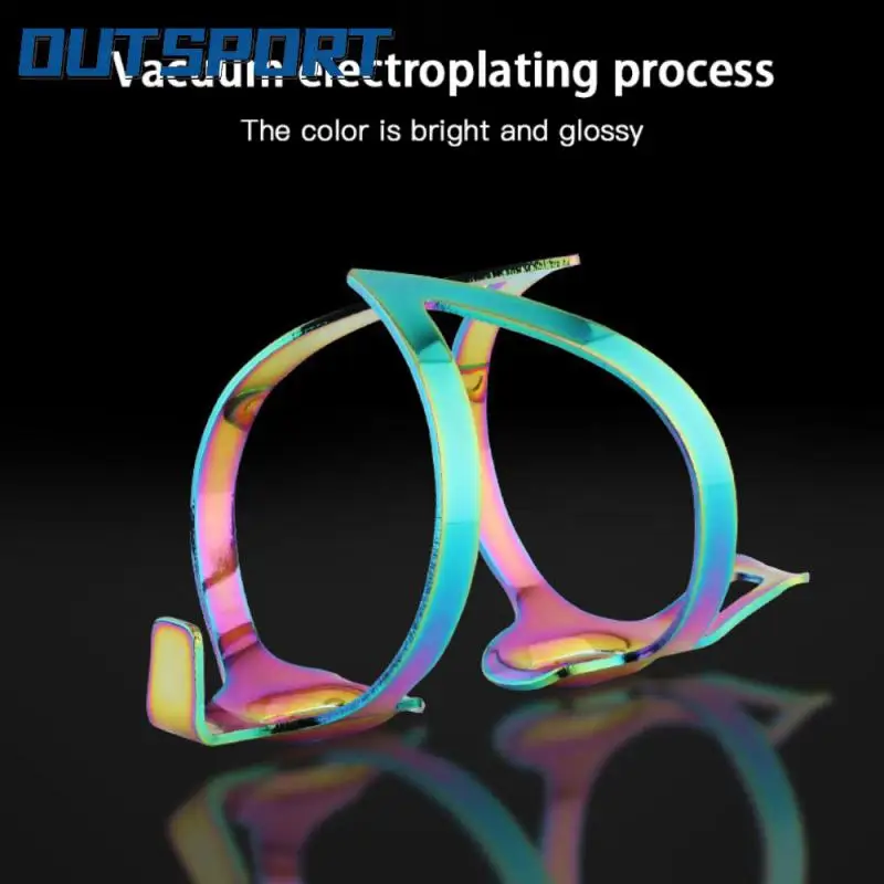 

Colorful Stable Bike Water Bottle Holder Cage Lightweight Aluminum Alloy Road Elastic Water Bottle Cage Cycling Bottle Holder