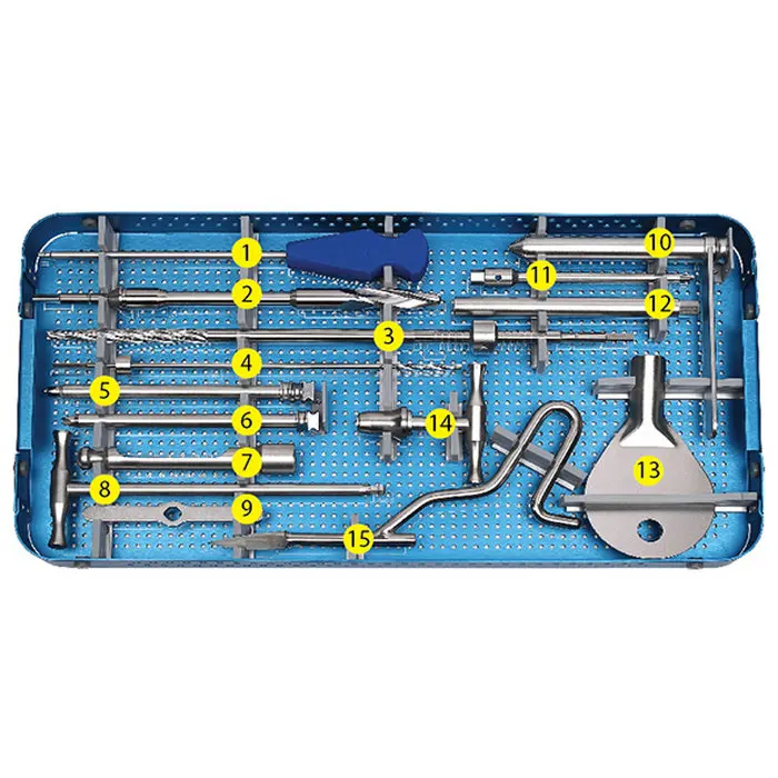 

new design orthopedic surgical instruments proximal femoral interlocking nail PFNA intramedullary nail instrument set