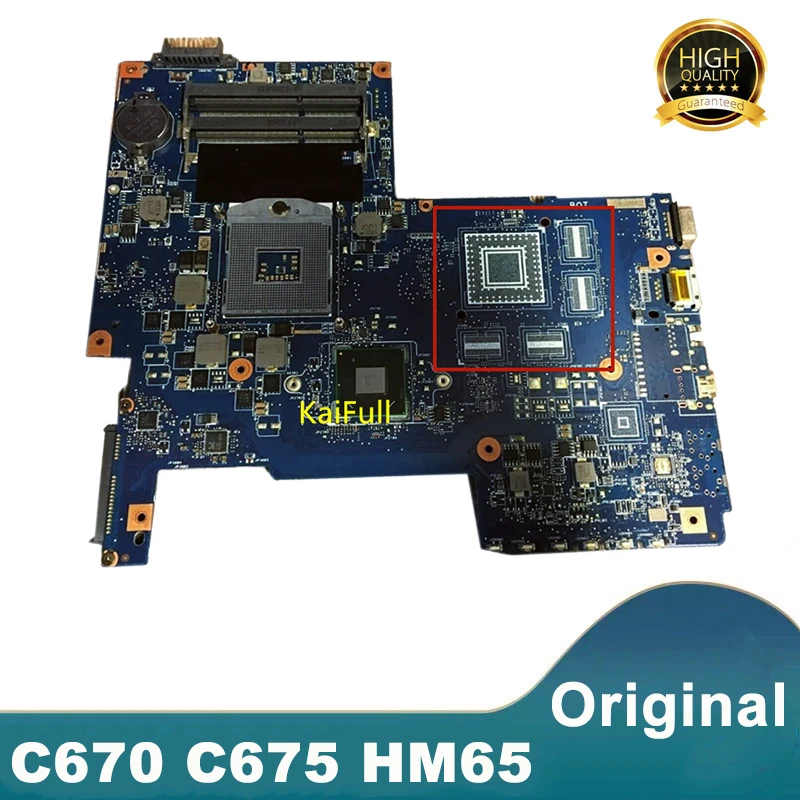 Материнская плата H000033480 HM65 для ноутбука Toshiba Satellite C670 C675 |