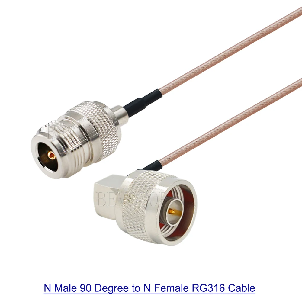 Коаксиальный кабель RG316 BEVOTOP, разъем N, 50 Ом, 10-15 м