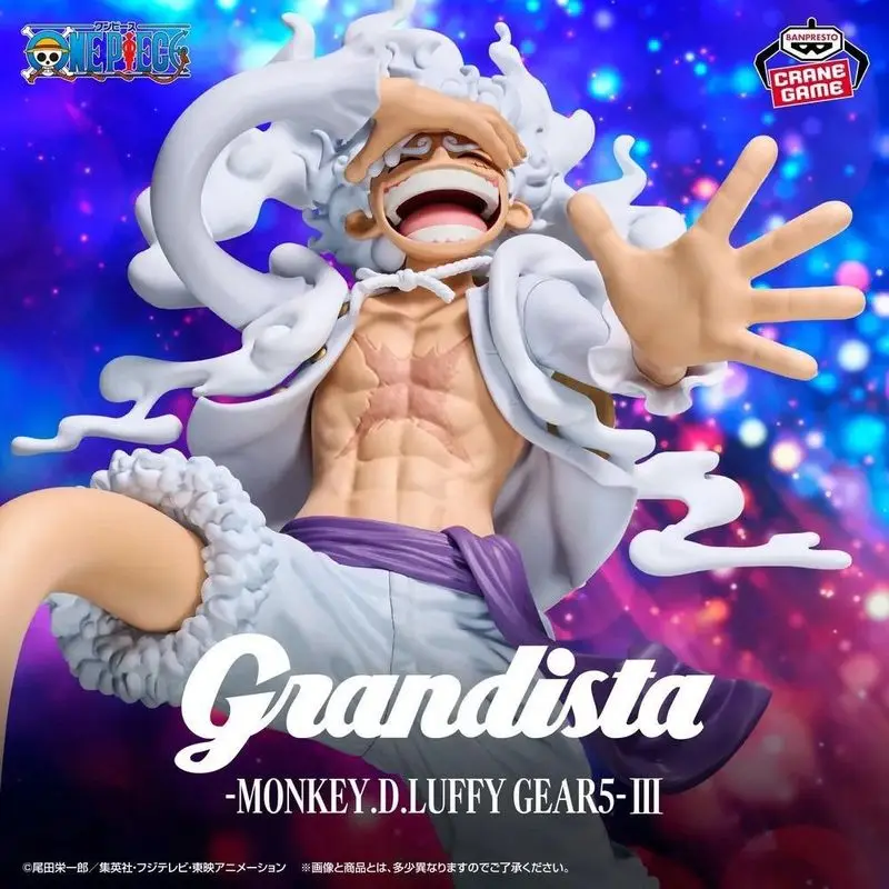 Фото Коллекционная фигурка Banpresto One Piece Grandista Gear 5 Nika Luffy из ПВХ для взрослых, для аниме-коллекции, для демонстрации на рабочем столе №2