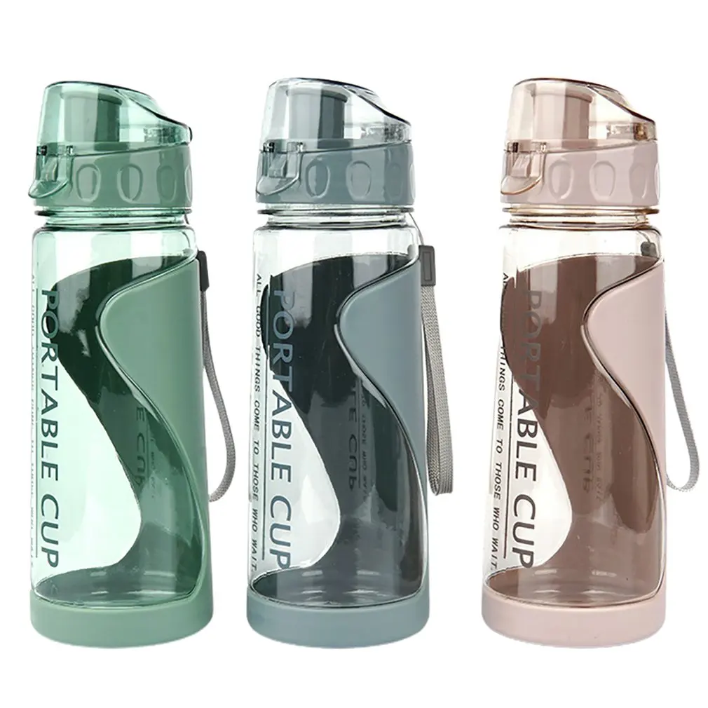

Sports Water Bottles Gym Leak-proof Drop-proof Portable Shaker Mug Outdoor Travel Kettle Plastic Drink Water Cup