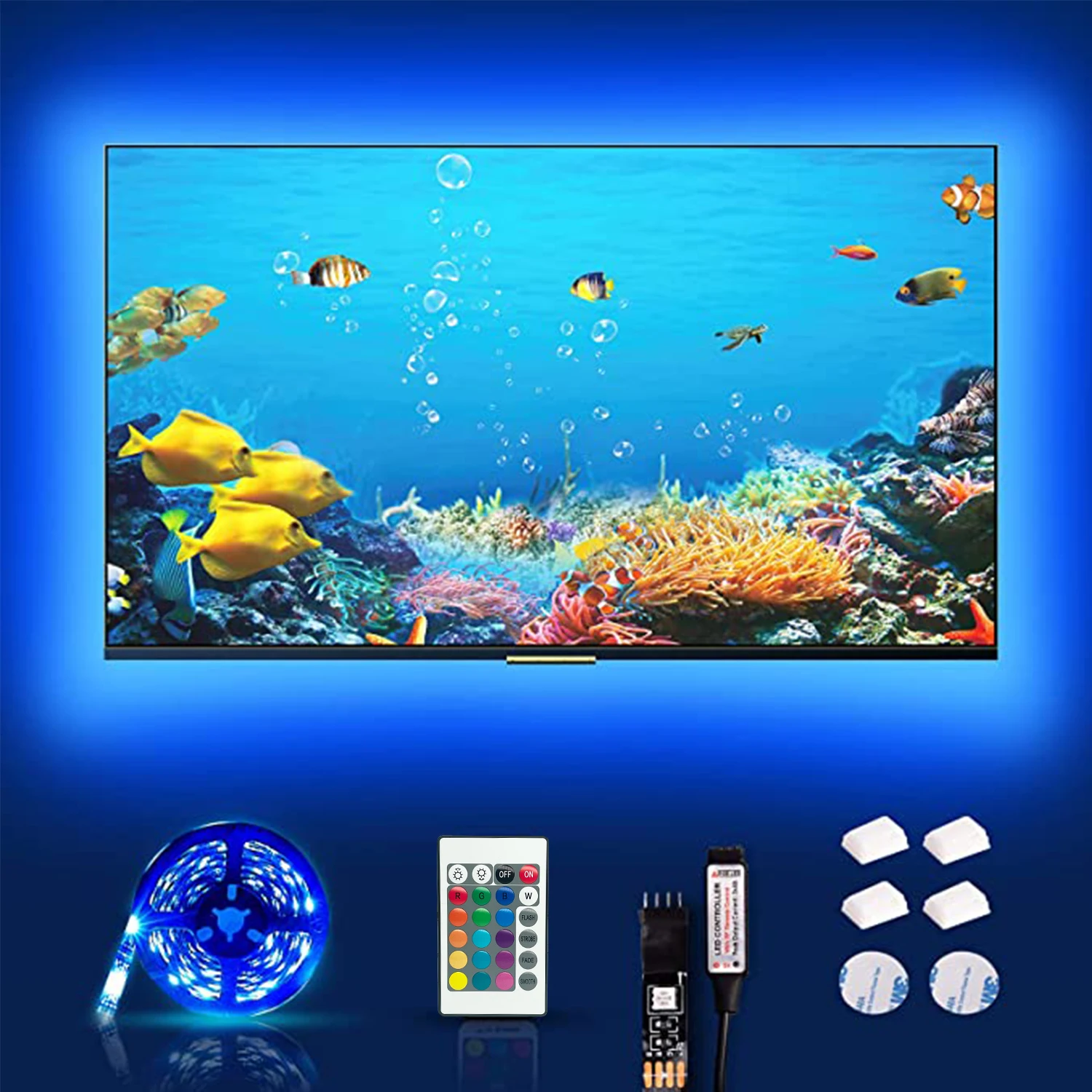 

Светодиодная лента SMD USB RGB 5 в 5050 2835 без водонепроницаемости для телевизора, компьютерного стола