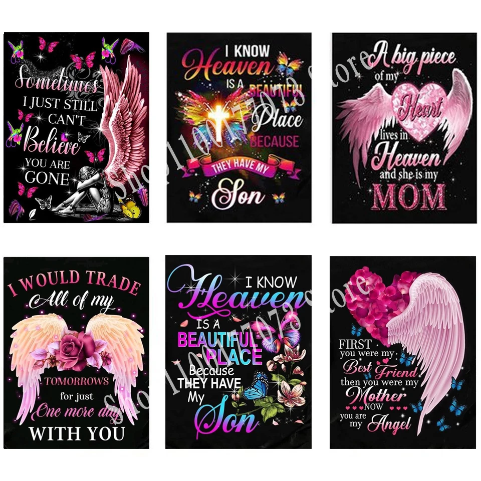 5d Алмазная вышивка английские слова алмазная живопись Крылья ангела новая