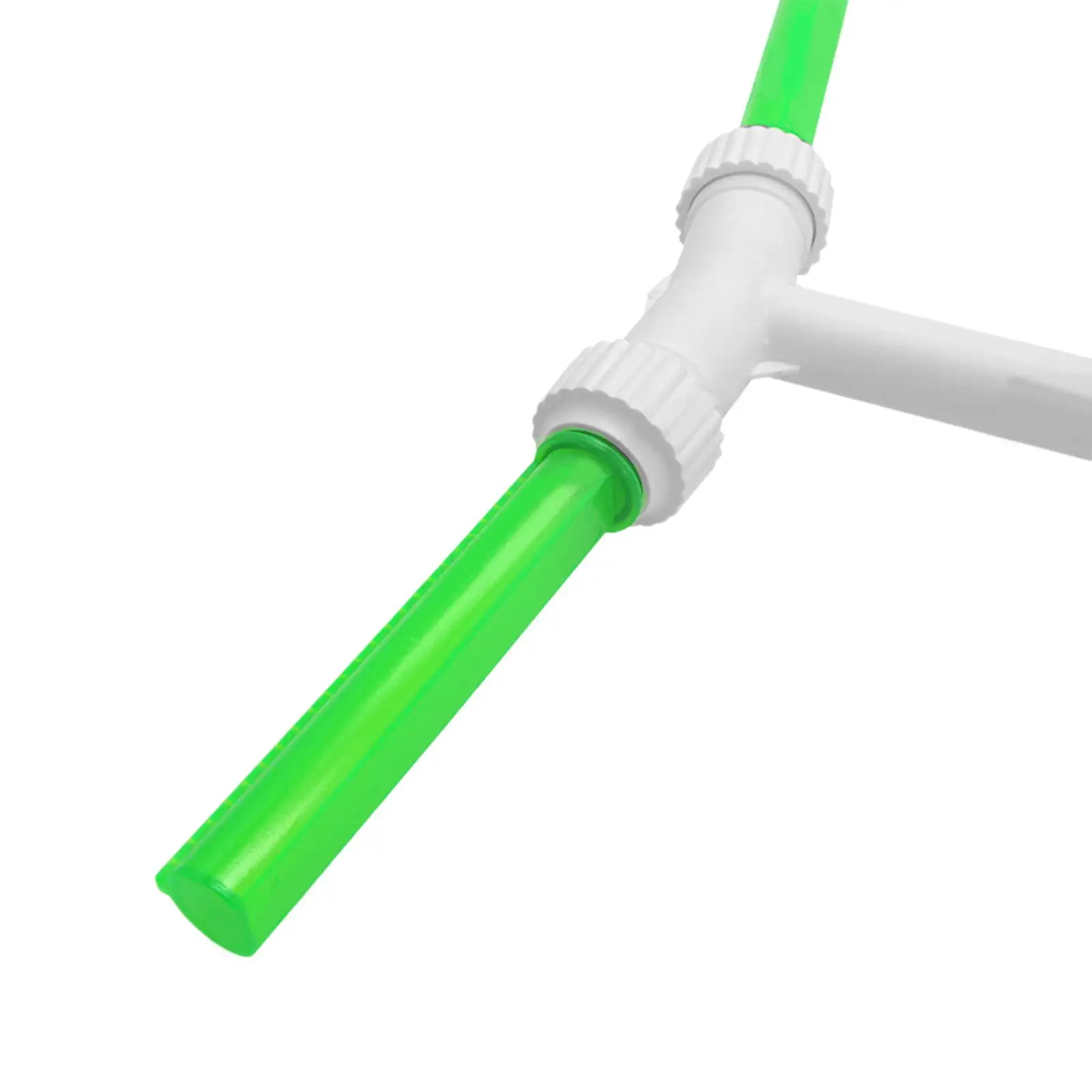 Флуоресцентный зеленый водный фонтан для бассейна регулируемый двойной