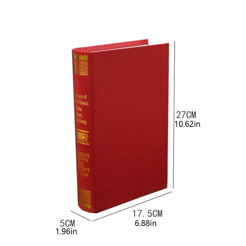 Для креативного европейского стиля ретро-поддельная книжная коробка винтажная
