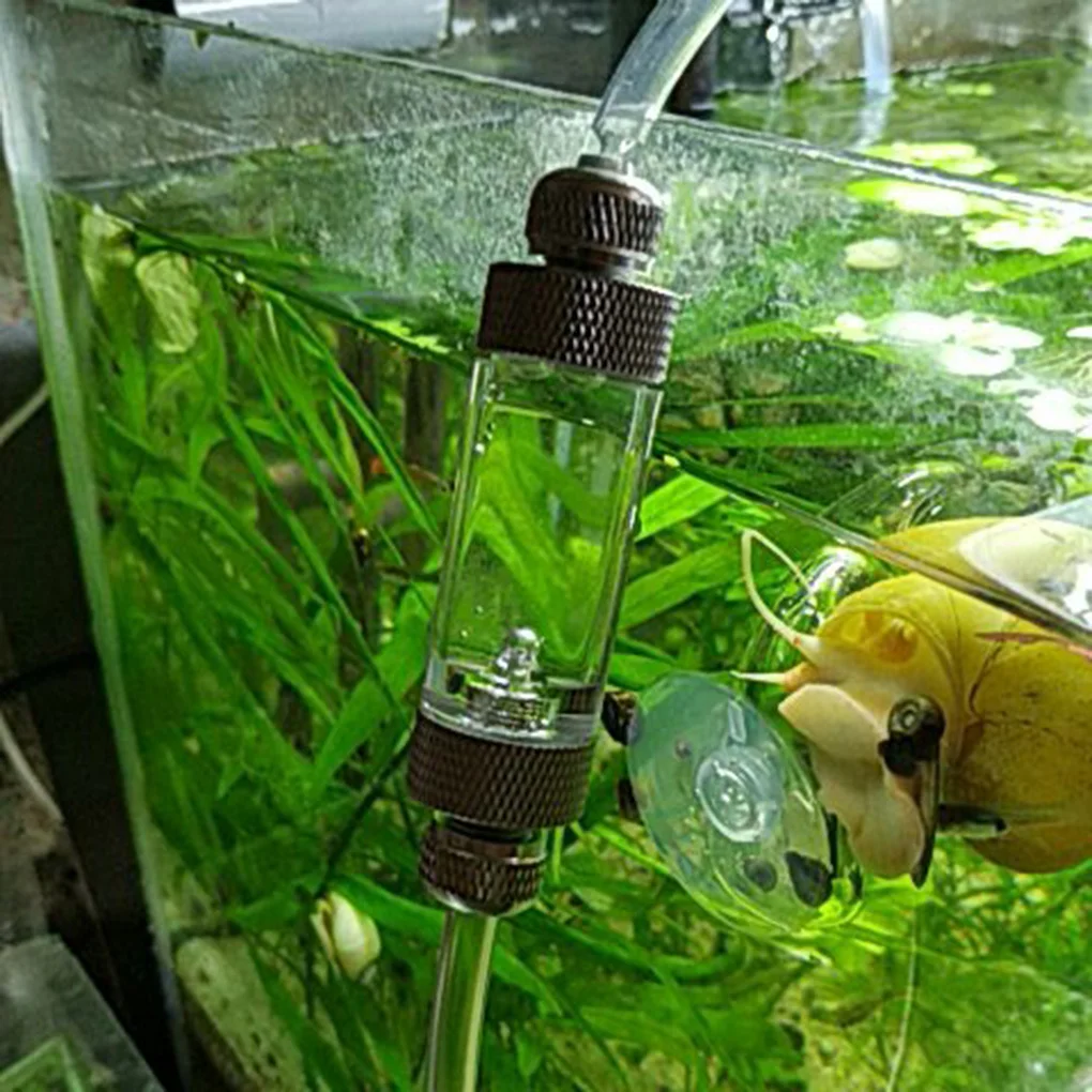 

Счетчик пузырьков CO2 с двойной головкой для аквариума, из алюминиевого сплава, невозвратный регулятор CO2, устройство для измерения диоксида ...