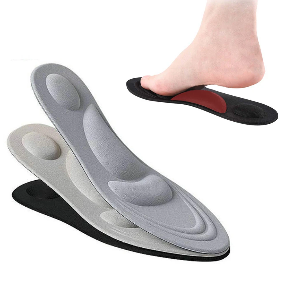 

Memory Foam Sports Insoles for Shoes Men Women Arch Support Orthopedic Insole Shock Absorption Deodorant Cushion Shoe Pad