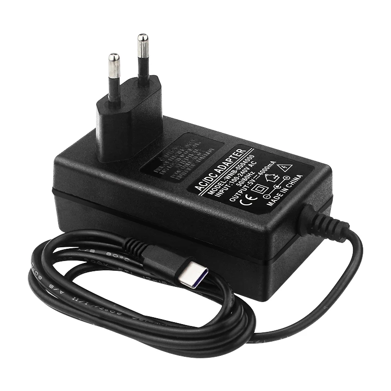 Jetson Nano 5V 4A Питание Тип C DC Вход 100-240V CE адаптер источника питания США штекер USB