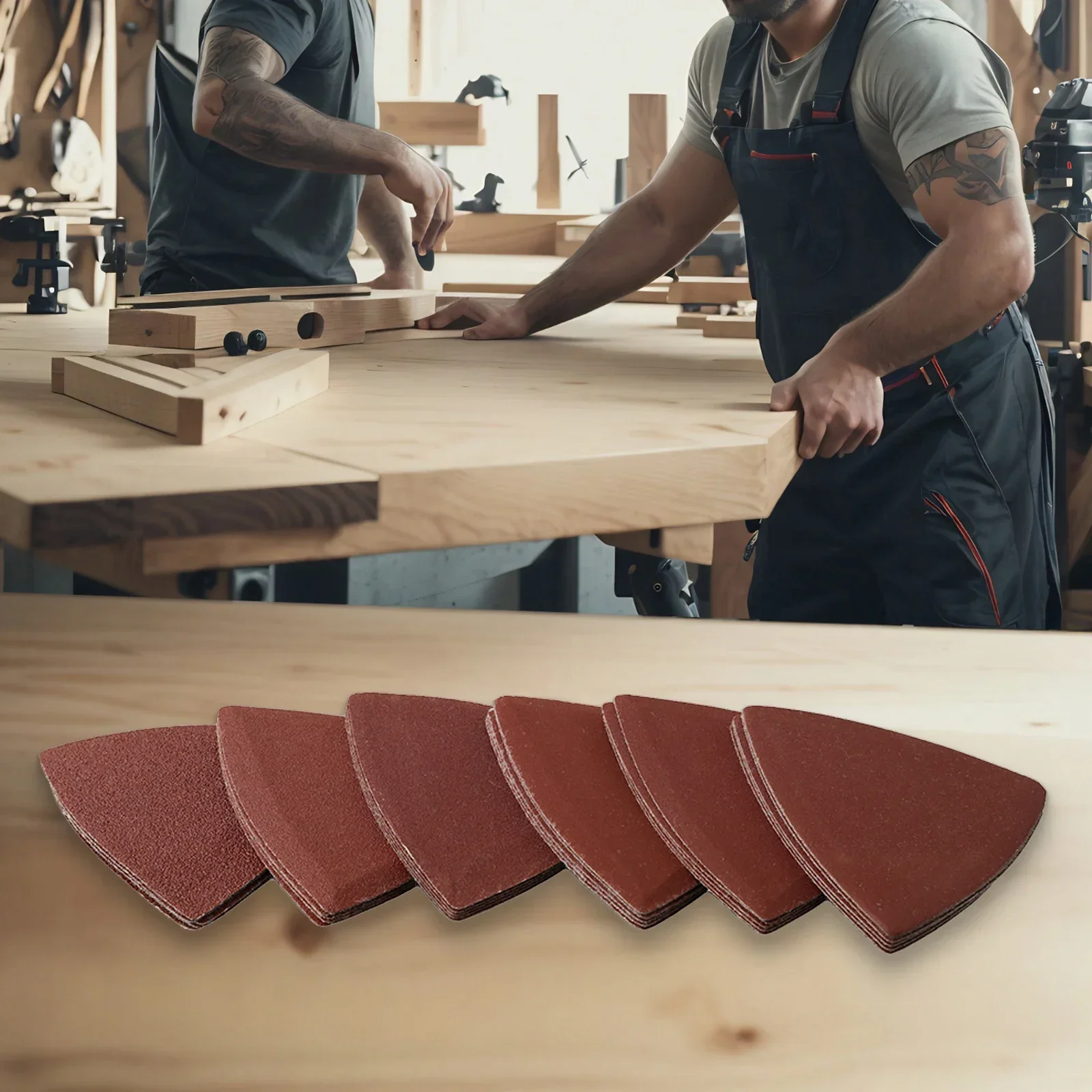 30 шт. треугольная наждачная бумага шлифовальный диск осциллирующий