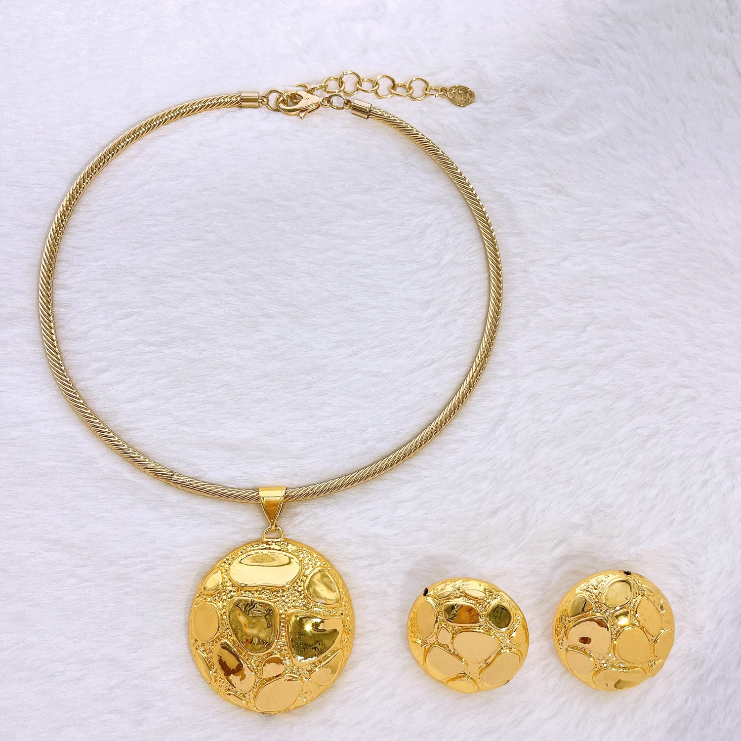 Новый итальянский женский комплект ювелирных изделий из 2-х качественных