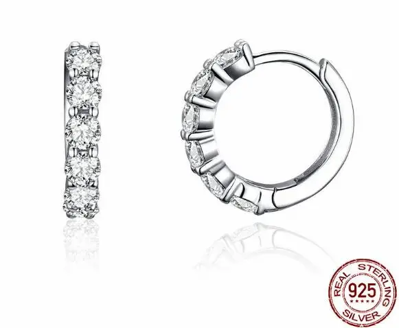 

Женские серьги-кольца из серебра 925 пробы