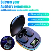 g9s tws bluetooth earphones wireless headphones led display touch control stereo sport earbuds headset with charging box