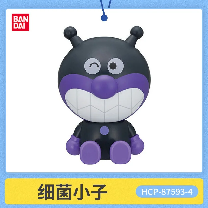 Фото Коллекционная фигурка Bandai Anpanman Sitting No Shell Capsule Gashapon Vol 10: Байкинман, Мелонпанна, Красный Эльф, Большая Голова, сборная модель №5
