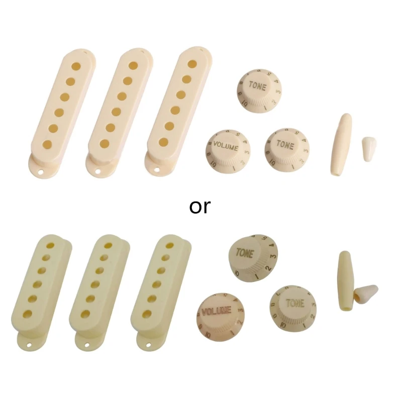 8 шт. крышка звукоснимателя SSS ручка регулировки громкости набор наконечников для