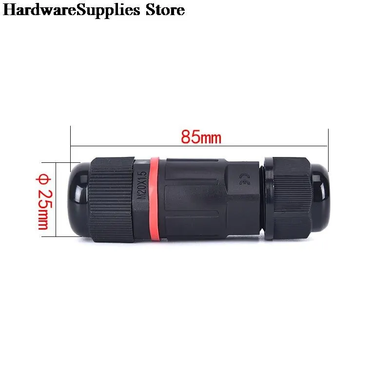 

Новый Водонепроницаемый Кабельный соединитель IP68 16A, электрический провод, герметичный 3-контактный проводной соединитель