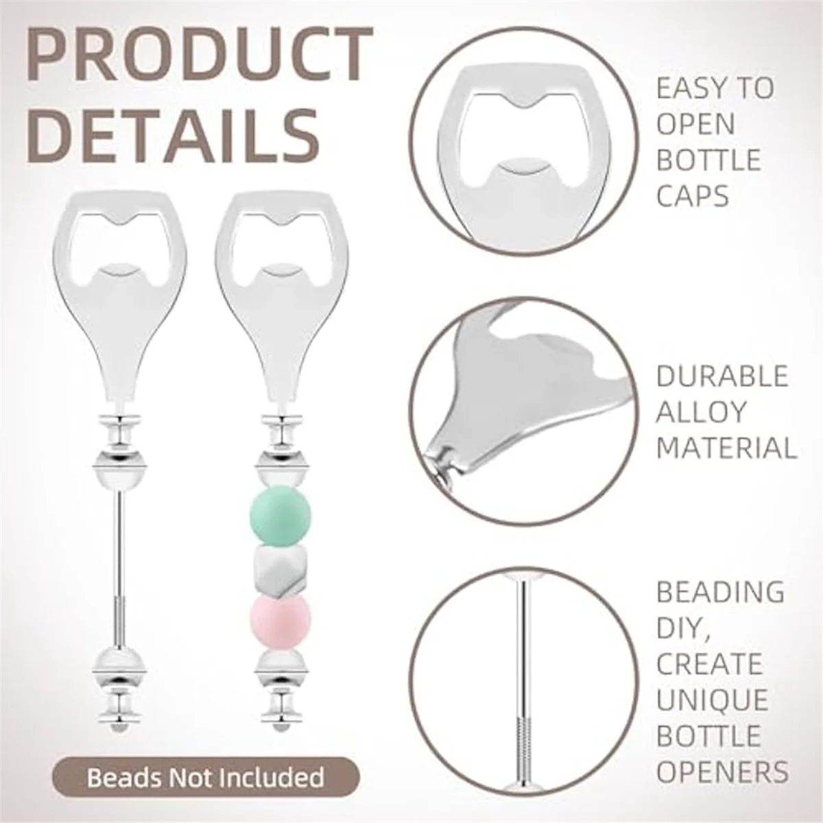 20 шт. открывалка для пива пивных бутылок декоративная из бисера сделай сам