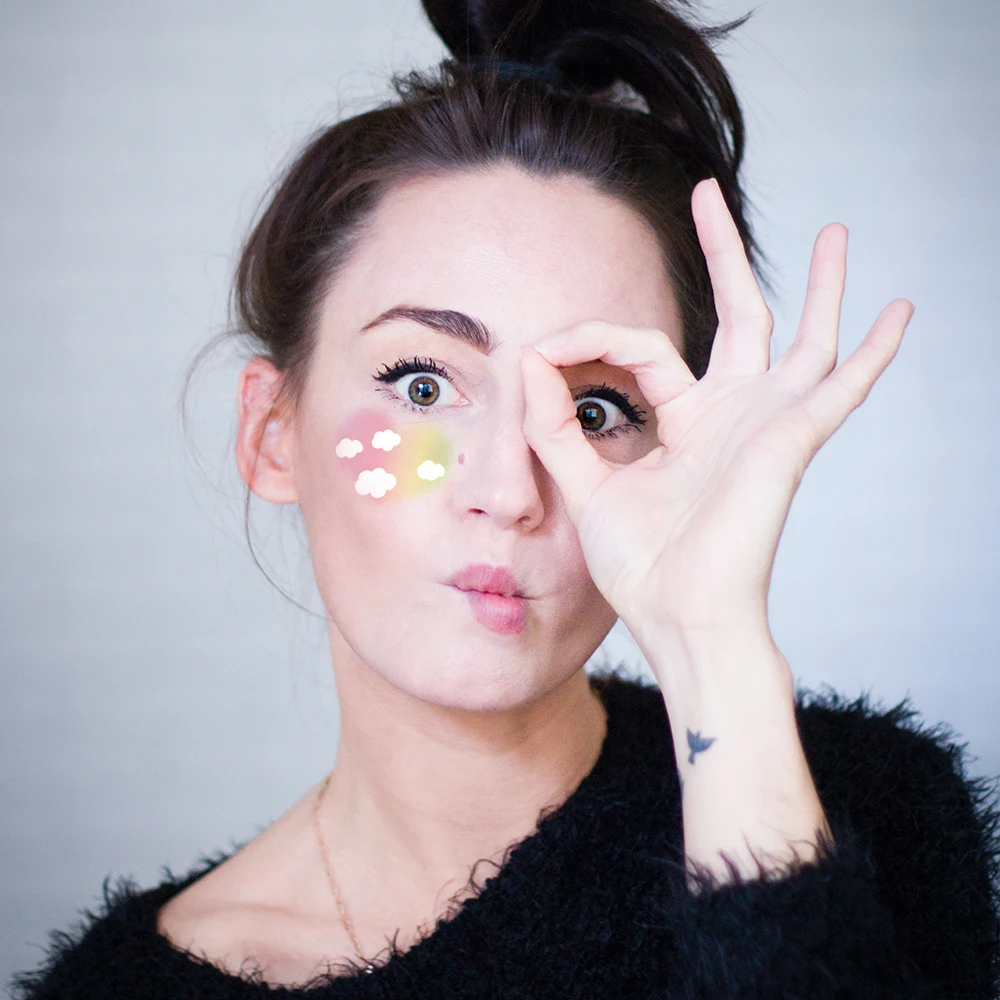 VeeCharm-Патчи для макияжа пятна лица милые аксессуары женщин косметика праздника