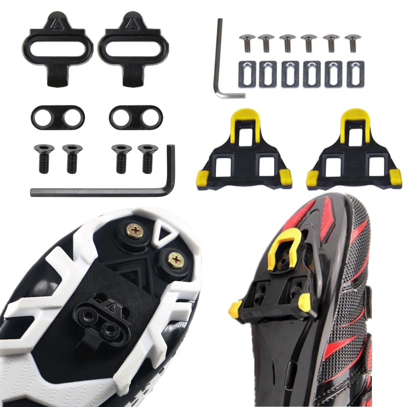 Part MTB Splint Bicycle Cycling Shoes Part Flat Cleats Pedal Riding Shoes Clip Accessories Calas Self-locking Mountain Bike