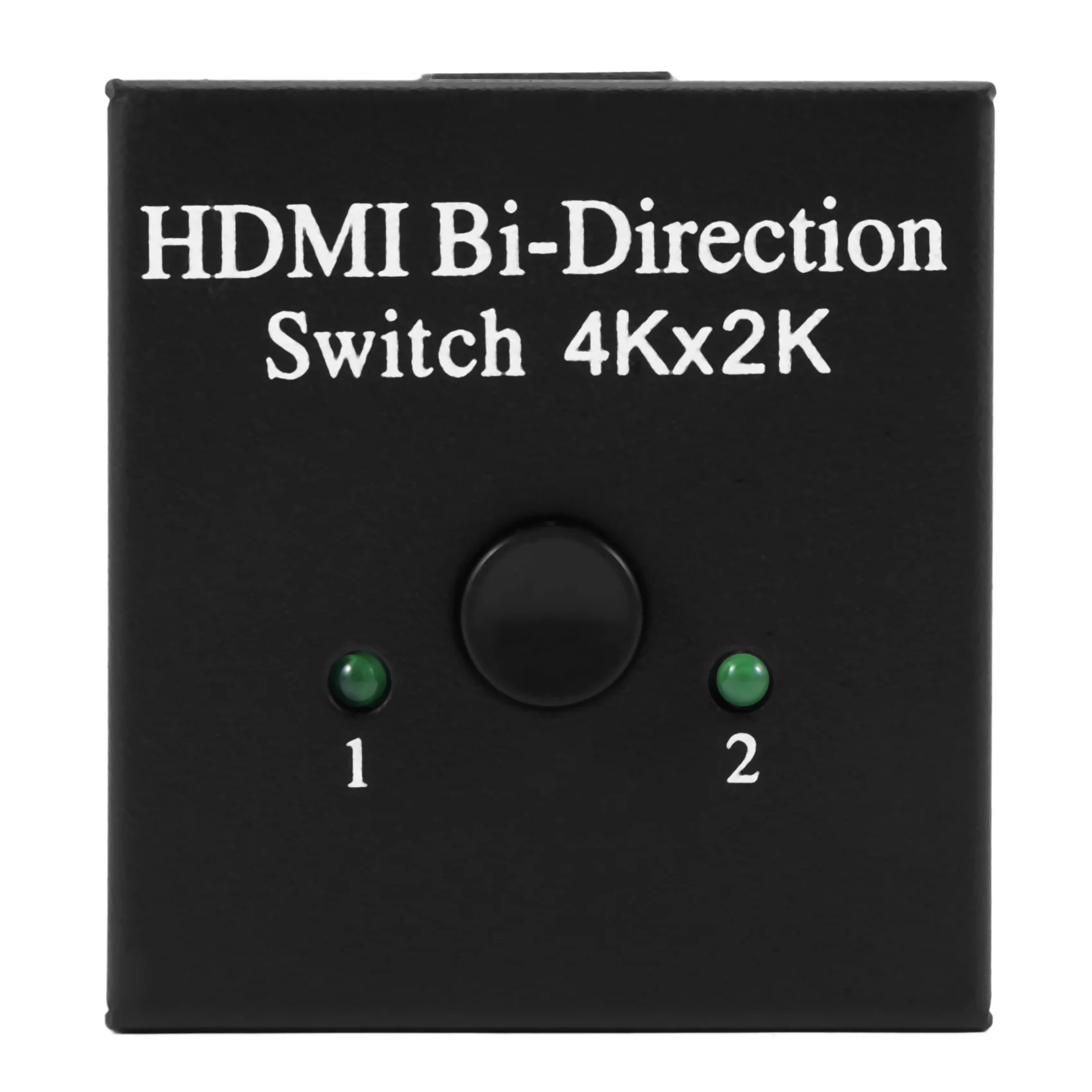 

HDMI Switcher 2 Ports Bi-direction Manual Switch 2 x 1/1 x 2 HDMI Hub-HDCP Passthrough-Supports Ultra HD 4K 3D 1080P