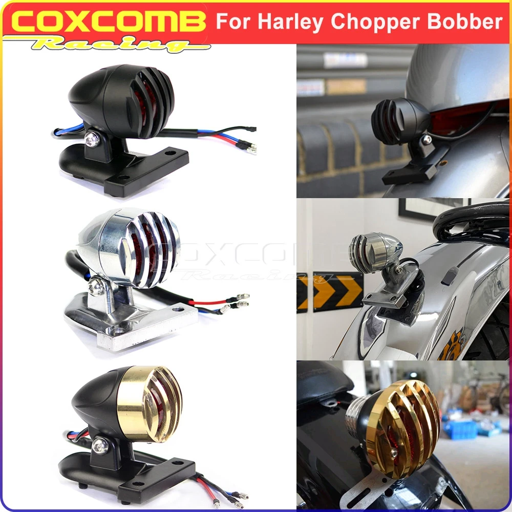 Мотоциклетный задний фонарь для Touring Dyna Softail Sportster XL Cafe Racer Bobber Chopper