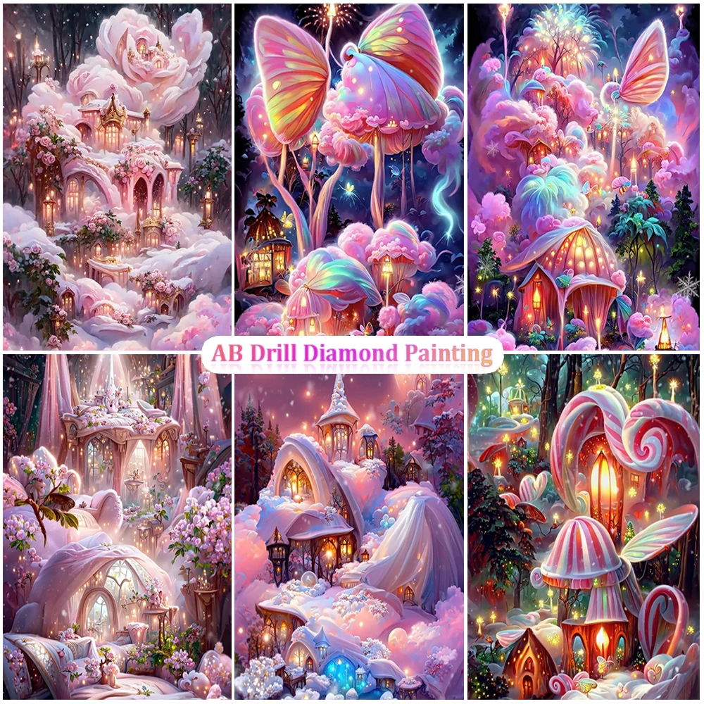 

Набор для алмазной вышивки 5D DIY с изображением леса мечты