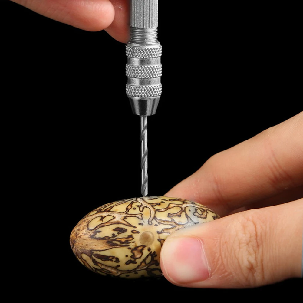 

5pcs Hand Drill 0.3-3.2mm Aluminum Alloy Woodworking Plastic Rubber Drilling Tools For Models Hobby DIY Hand Tools Accessories