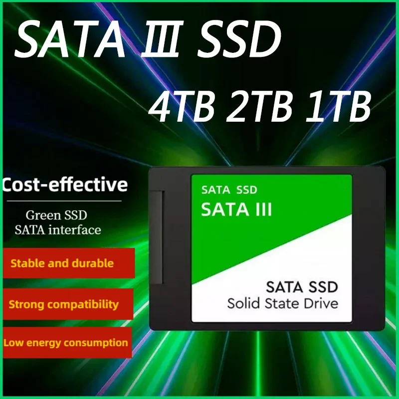 

SSD Sata 2 ТБ 4TB жесткий диск Sata3 2,5 дюйма 1 ТБ 560 Мб/с высокоскоростной жесткий диск Внутренние твердотельные диски для ноутбука 2023 Новинка