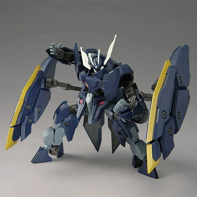 Фото В наличии: Оригинальный конструктор Bandai Gundam Model Kit HG IBO 1/144 Gundam Zagan, коллекционная фигурка аниме-персонажа, игрушки, подарки, фигурки MVC №4