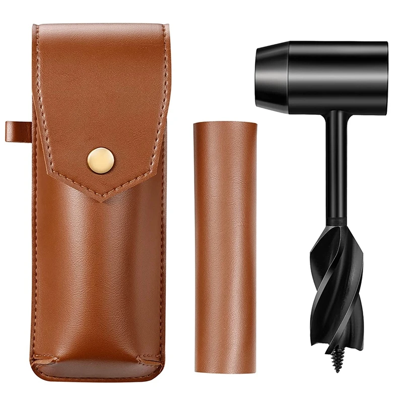 

Bushcraft Auger Eye Wood Auger Drill Bit Set Survival Tool Settlers Hand Auger Wrench Manual