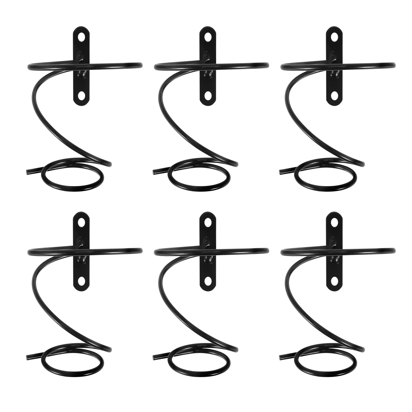

Pack of 6 Wine Racks - Red Wine Bottle Display Holder with Screws, Metal Hanging Wine Rack Organizer