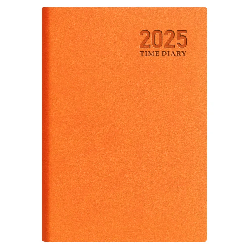 2025 ежедневники планировщик формата A5 на английском языке утолщенный блокнот с