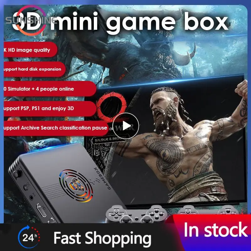 

Latest Home Double X9 Box 4k Video Game Machine Wireless Hd Recreational Machines 2023 Game Console Newest