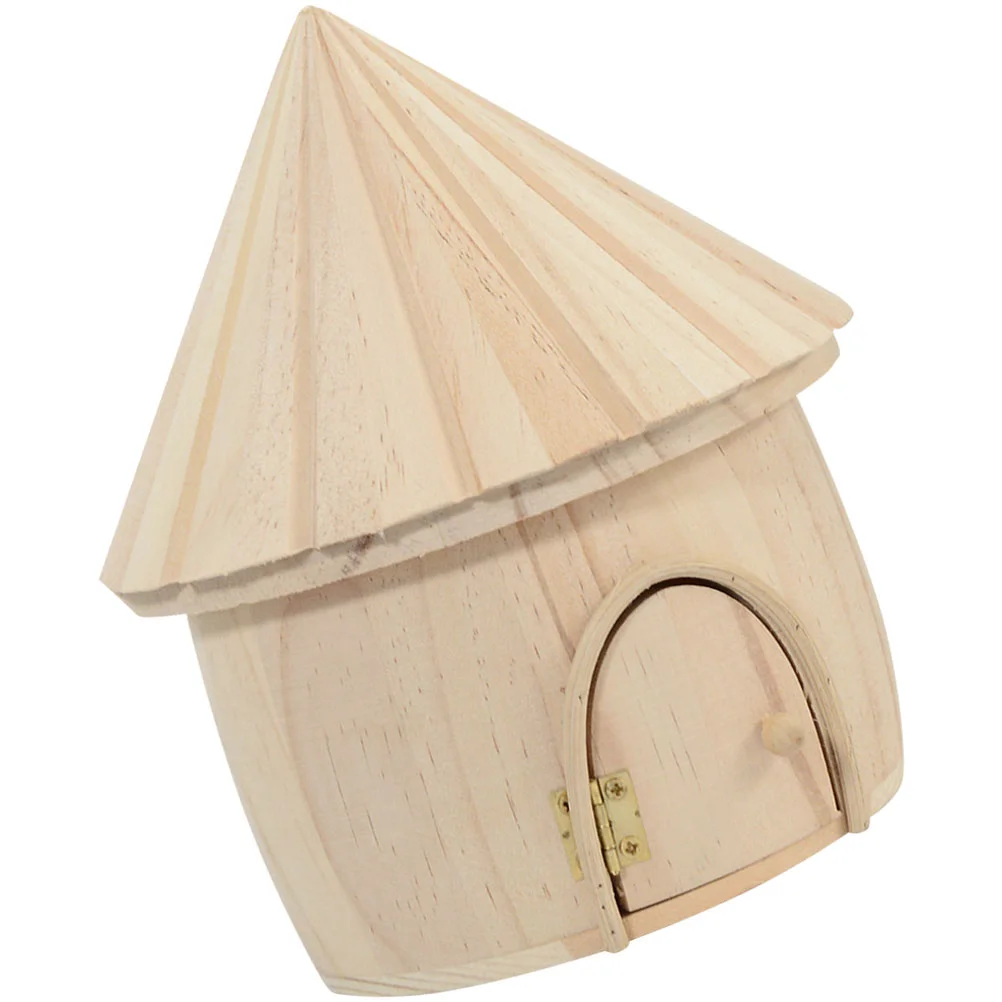 

Decorative Multifunctional Home Desktop Decoration Log Cabin Box Desktop Wooden Ornament