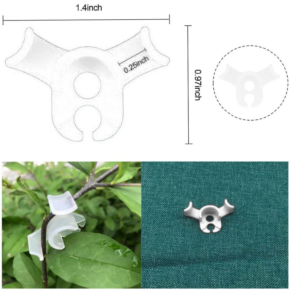 

20pcs 90 Degree Plant Branches Bender Reuseable LST Clips Low Stress Training Plant Bender Control The Growth Garden Decoration