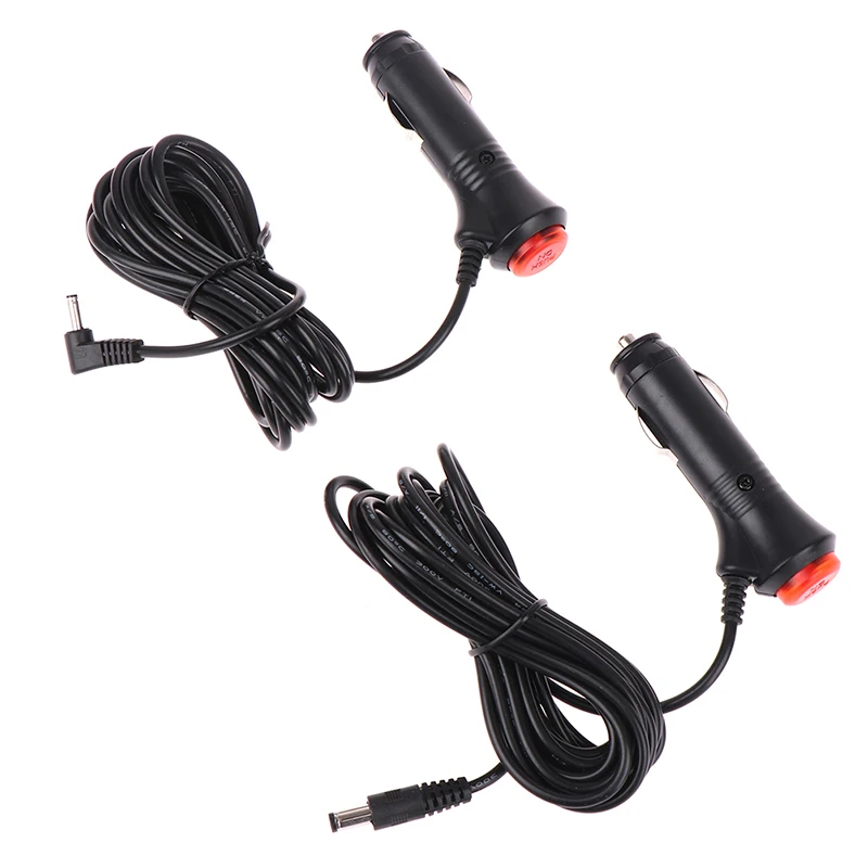 12V Car Lighter Plug to DC 3.5/5.5mm Power Cord cable Switch For auto GPS DVD