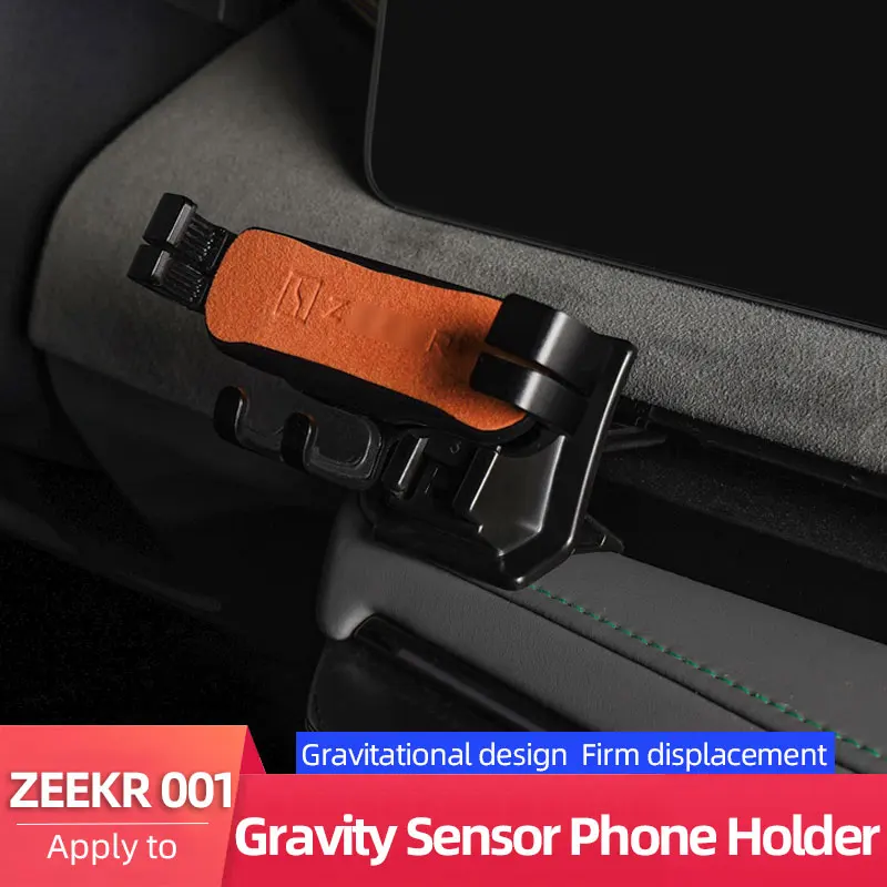 

Автомобильный держатель для телефона для ZEEKR 001, держатель с гравитационным датчиком воздуха на защелке, аксессуары для интерьера автомобиля