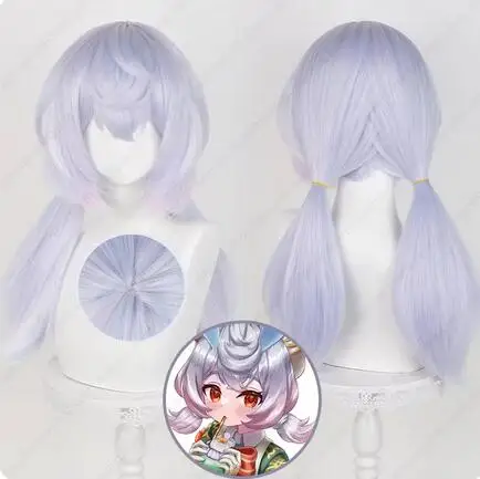 Женский парик для косплея Sigewinne длинный 55 см блестящий розовый пушистый с