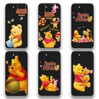 cute winnie the pooh phone case for huawei p20 p30 p40 lite e pro mate 40 30 20 pro p smart 2020