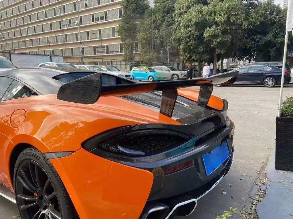 Фото Высококачественные бамперы для 570S (2015-2020) и спойлер в стиле 620R: идеальный аксессуар для тюнинга заднего крыла №2