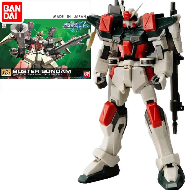 

Original Bandai 60360 SEED HG R03 1/144 Mobile Suit Gundam GAT-X103 Buster Gundam Assembly Model Collection Action Figure Toy