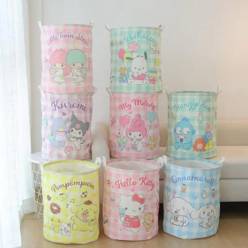 

Милый аниме My Melody Cinnamoroll Kuromi Hello Kitty милый мультяшный складной тканевый бытовой искусственный подарок