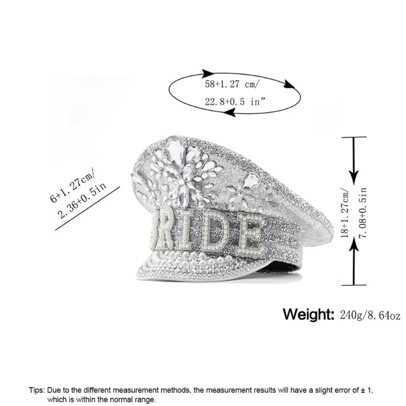 Рисунок 6 - Блестящая шляпа невесты с бриллиантами