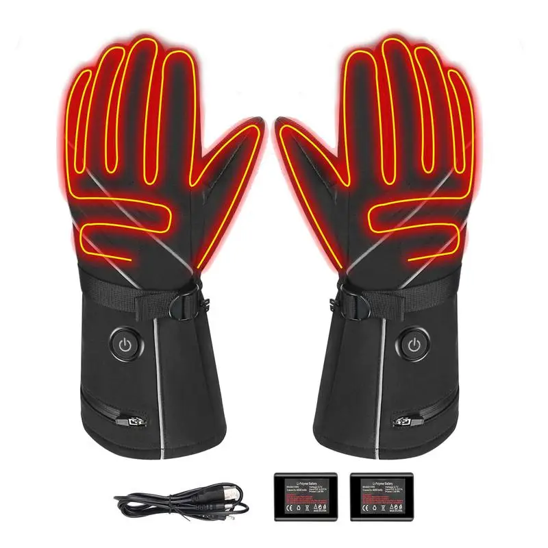 

Перезаряжаемые перчатки с подогревом, перчатки с подогревом батареи для сенсорного экрана, перчатки с подогревом USB, зимние перчатки с подогревом и батареей 3